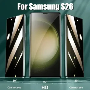 Galaxy S26 Ultra Anti-Spy Magnetic Double Glass Phone Case